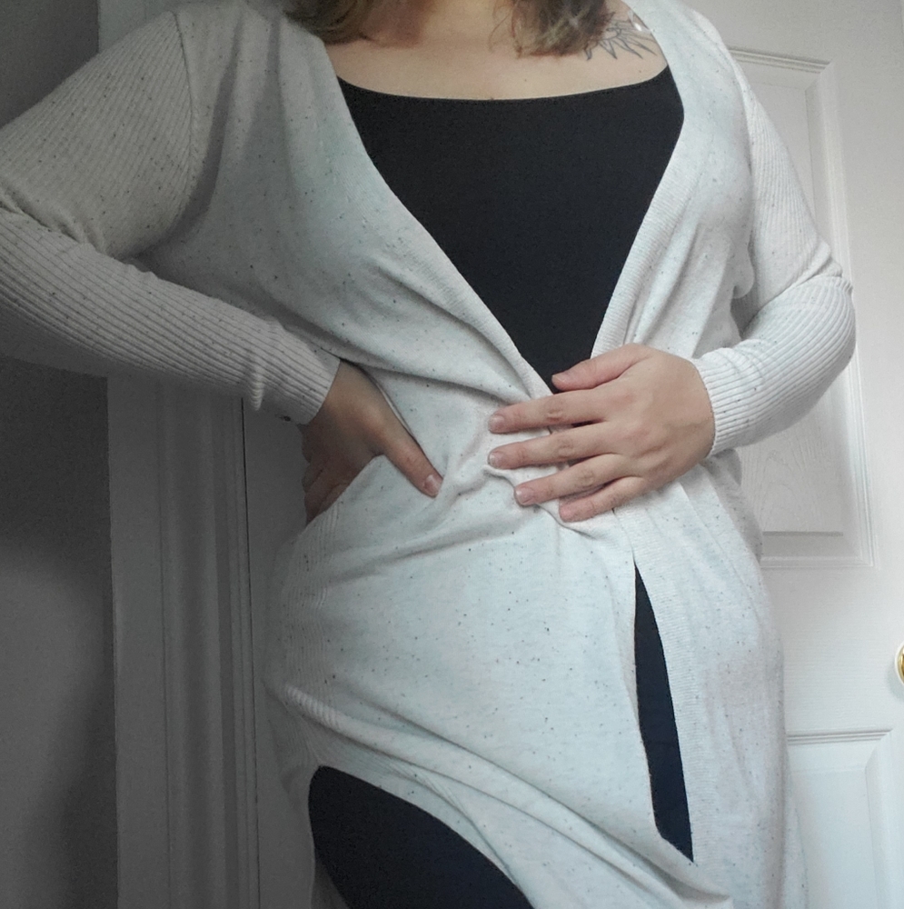 White Spotted Cardigan